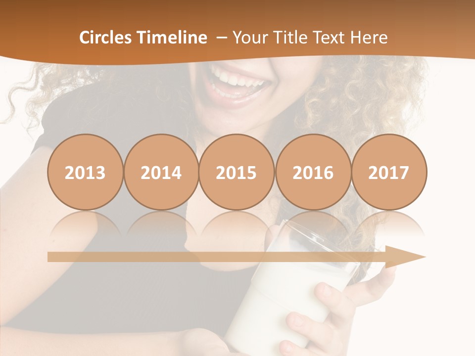 Teenager Glass Pretty PowerPoint Template