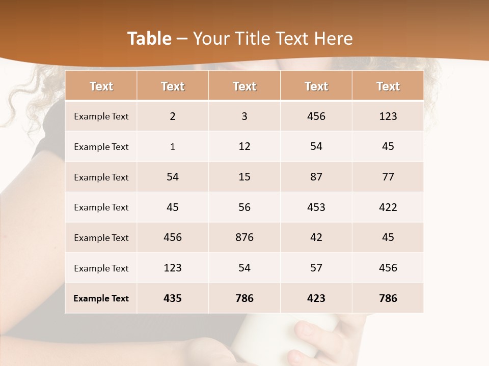 Teenager Glass Pretty PowerPoint Template