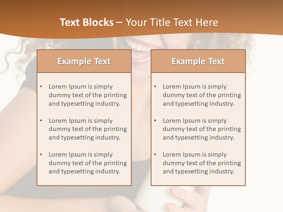 Teenager Glass Pretty PowerPoint Template