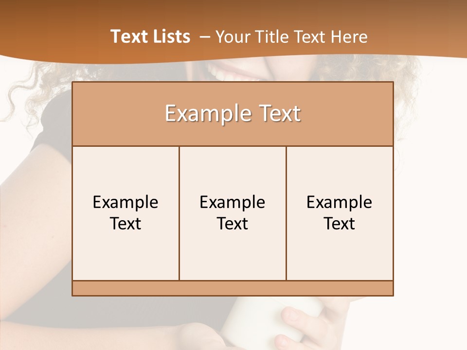 Teenager Glass Pretty PowerPoint Template