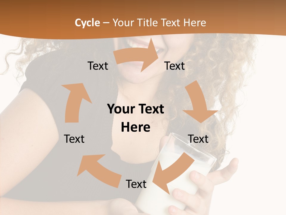 Teenager Glass Pretty PowerPoint Template