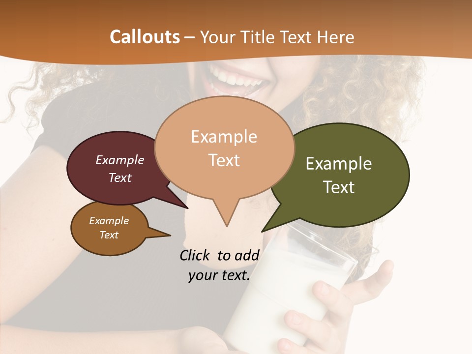 Teenager Glass Pretty PowerPoint Template