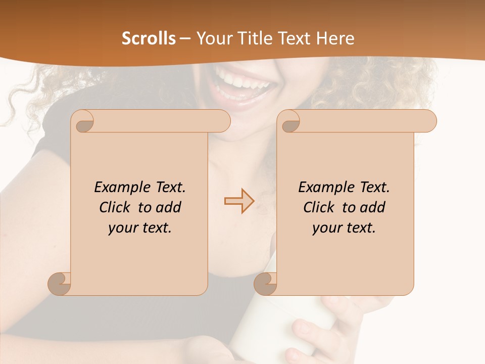 Teenager Glass Pretty PowerPoint Template