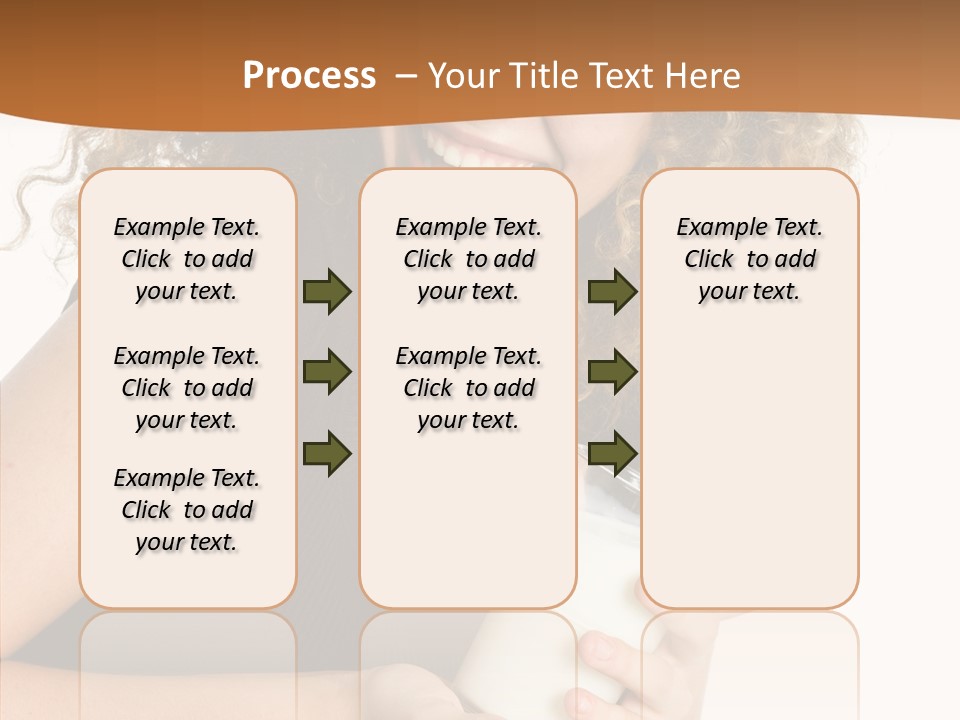 Teenager Glass Pretty PowerPoint Template