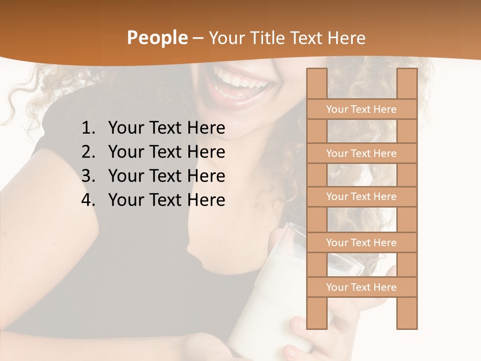 Teenager Glass Pretty PowerPoint Template