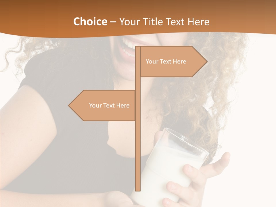 Teenager Glass Pretty PowerPoint Template