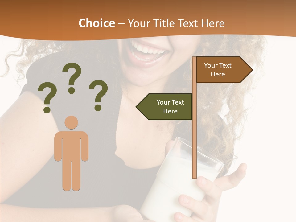 Teenager Glass Pretty PowerPoint Template