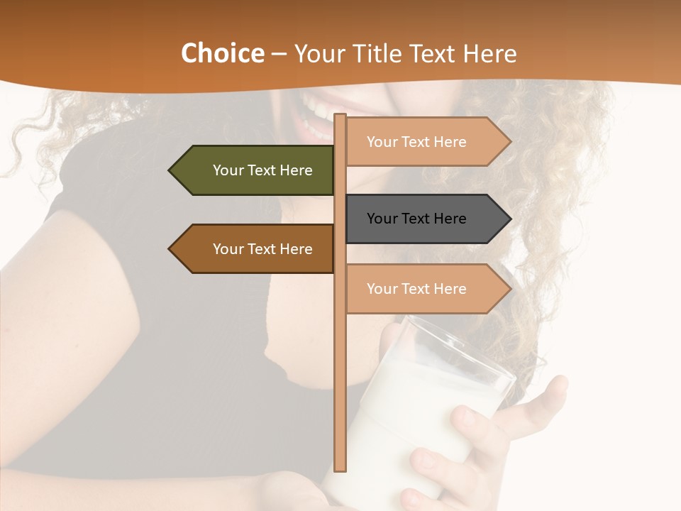 Teenager Glass Pretty PowerPoint Template