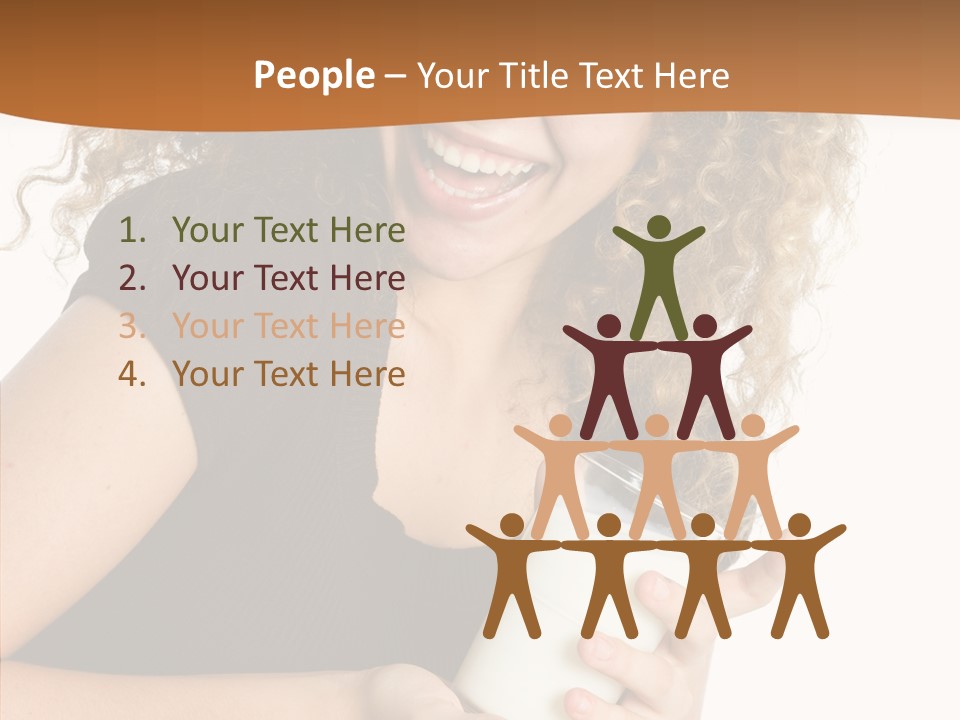 Teenager Glass Pretty PowerPoint Template