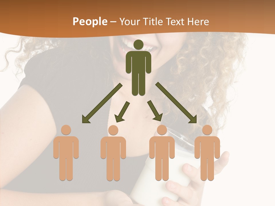 Teenager Glass Pretty PowerPoint Template