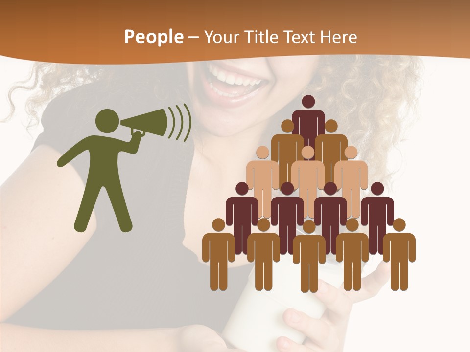 Teenager Glass Pretty PowerPoint Template