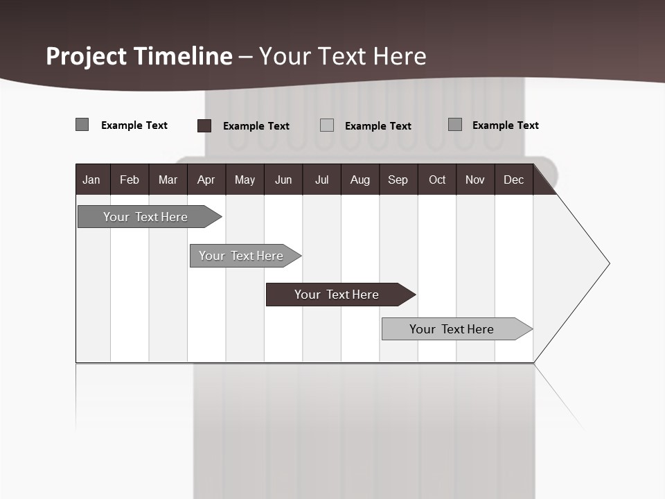 Bas Relief Vector Column PowerPoint Template