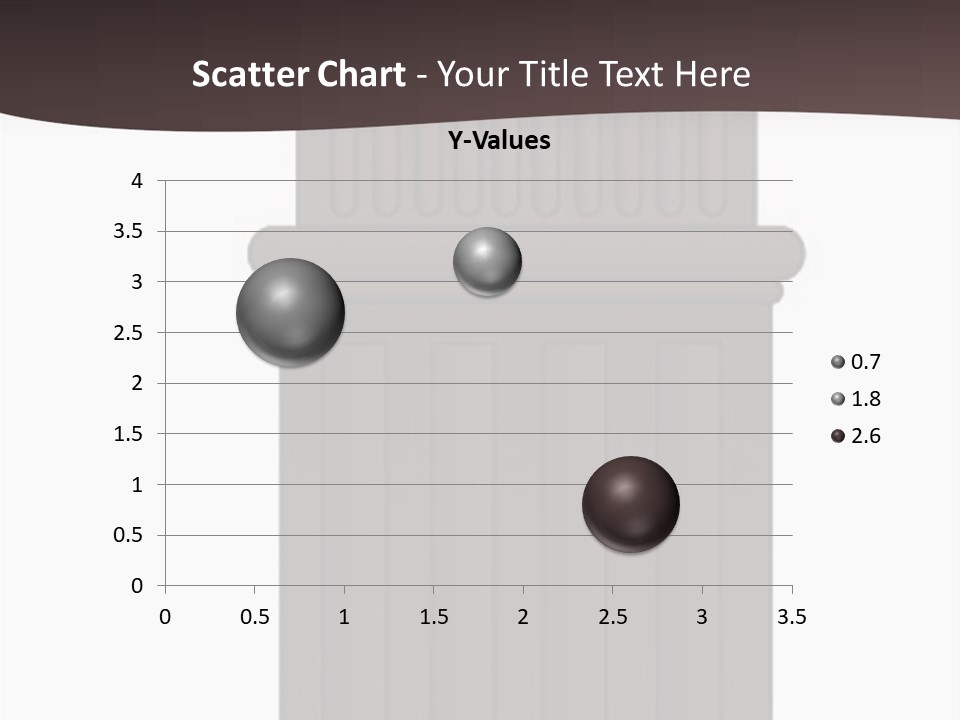 Bas Relief Vector Column PowerPoint Template