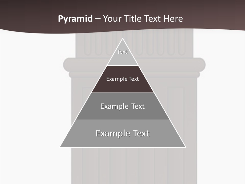 Bas Relief Vector Column PowerPoint Template