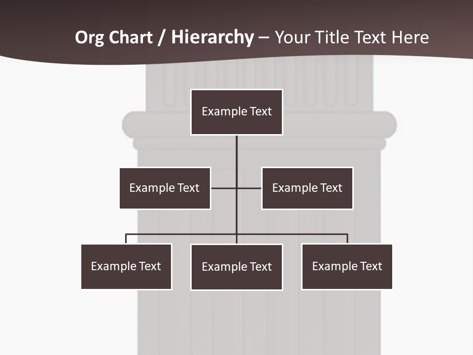 Bas Relief Vector Column PowerPoint Template