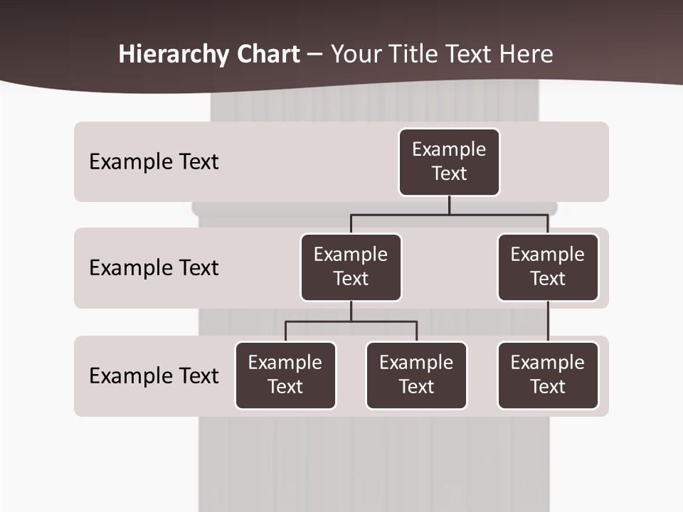 Bas Relief Vector Column PowerPoint Template