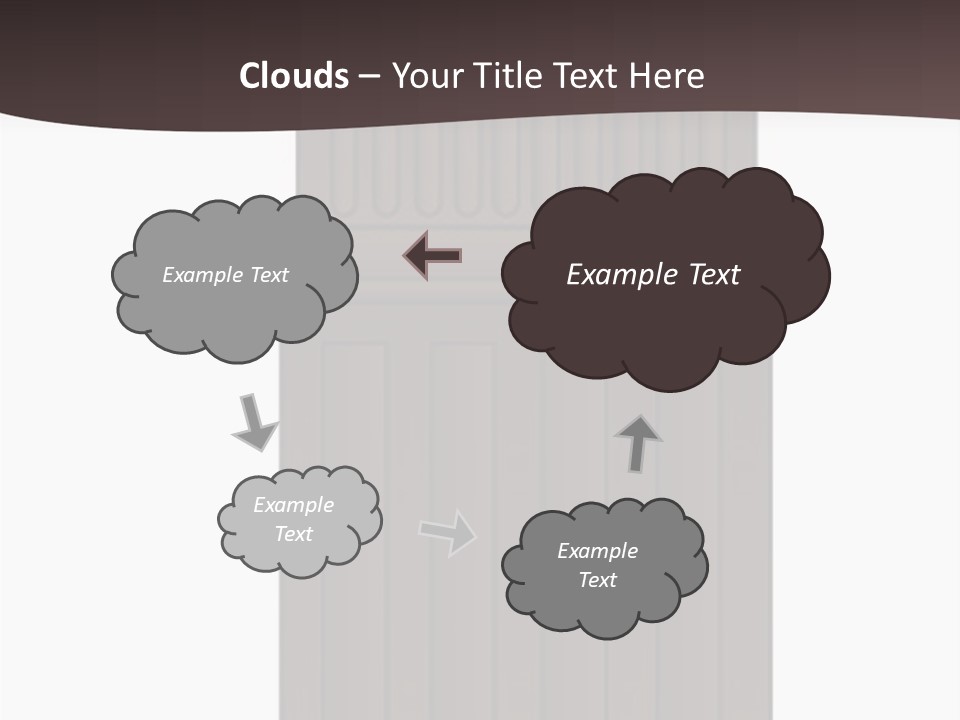 Bas Relief Vector Column PowerPoint Template