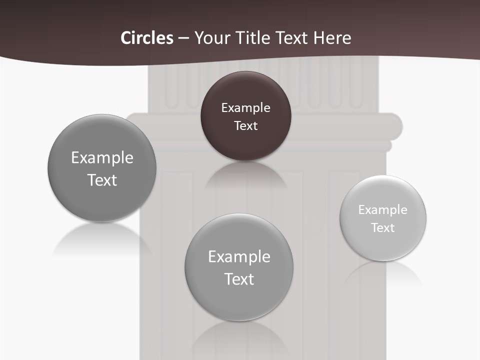 Bas Relief Vector Column PowerPoint Template