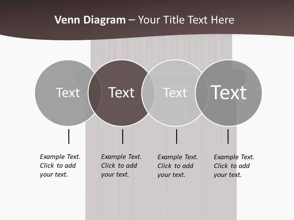 Bas Relief Vector Column PowerPoint Template