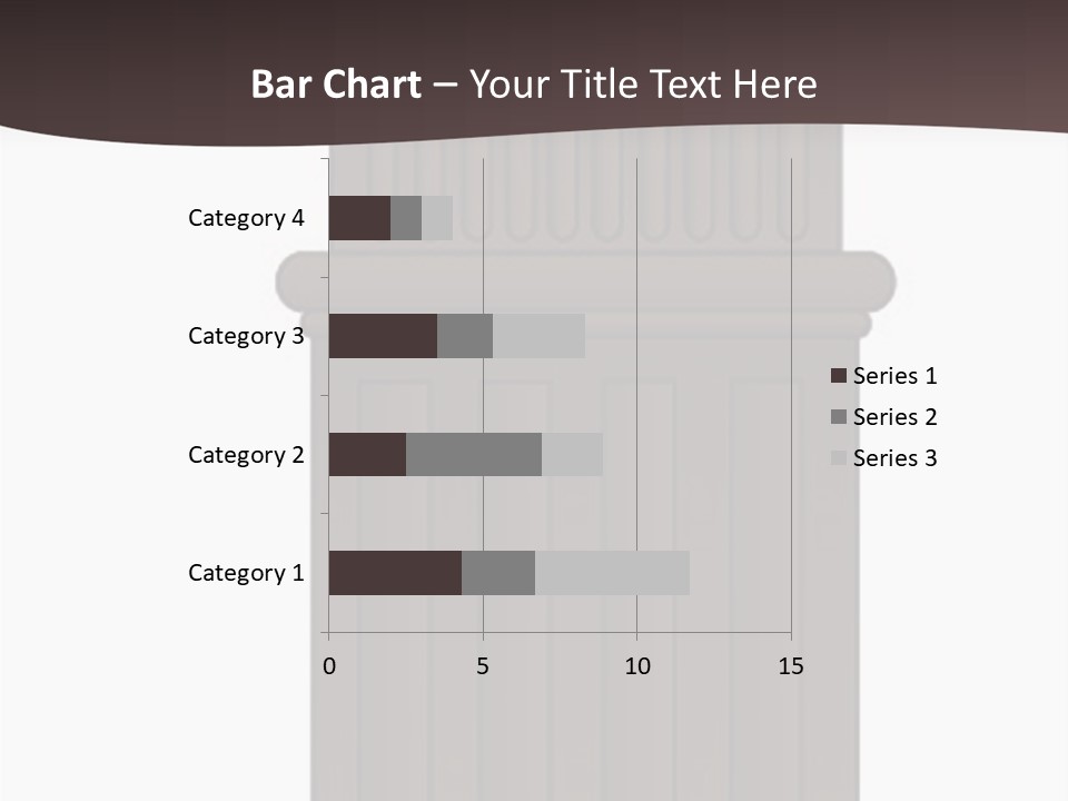 Bas Relief Vector Column PowerPoint Template