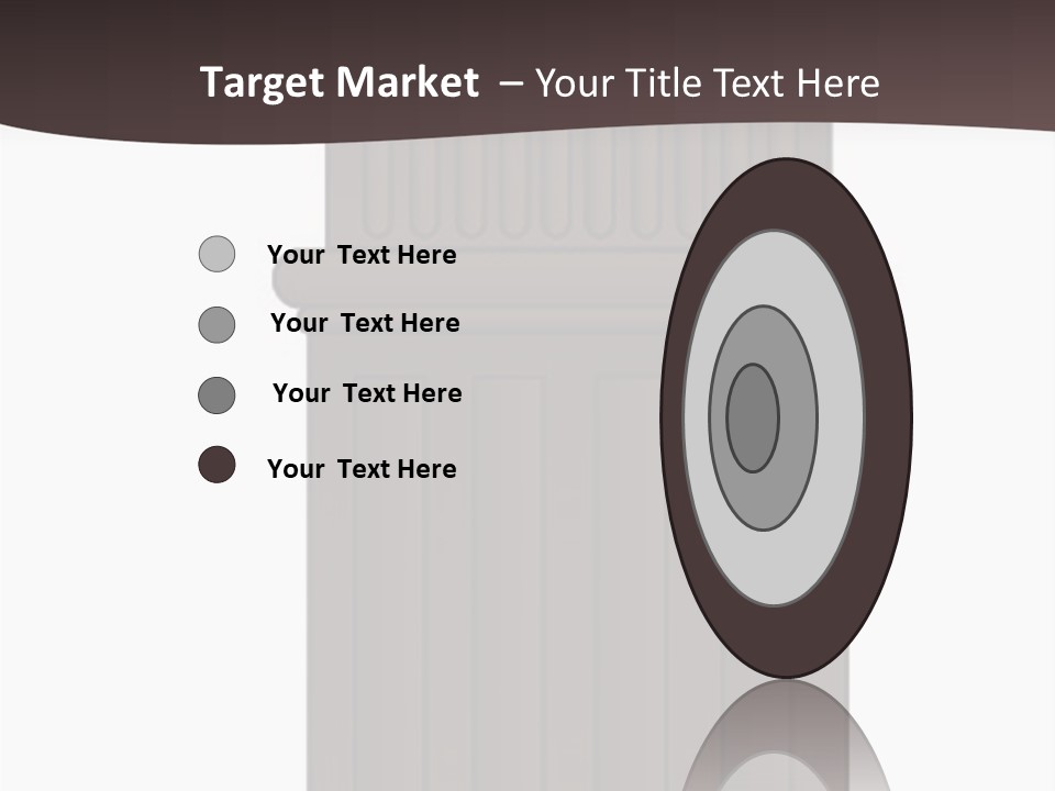 Bas Relief Vector Column PowerPoint Template