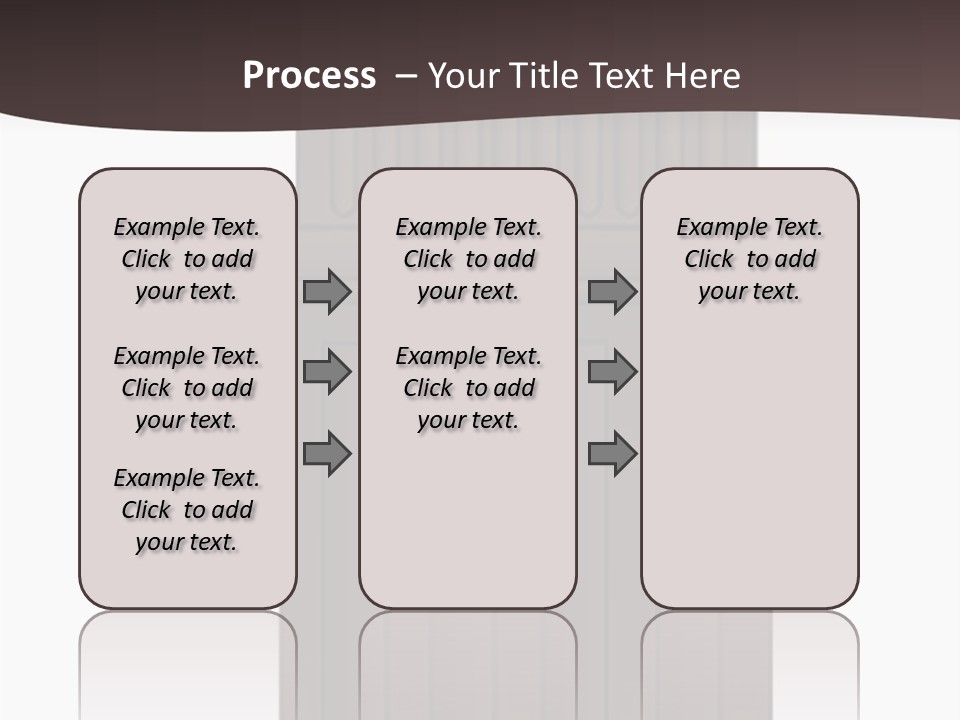 Bas Relief Vector Column PowerPoint Template