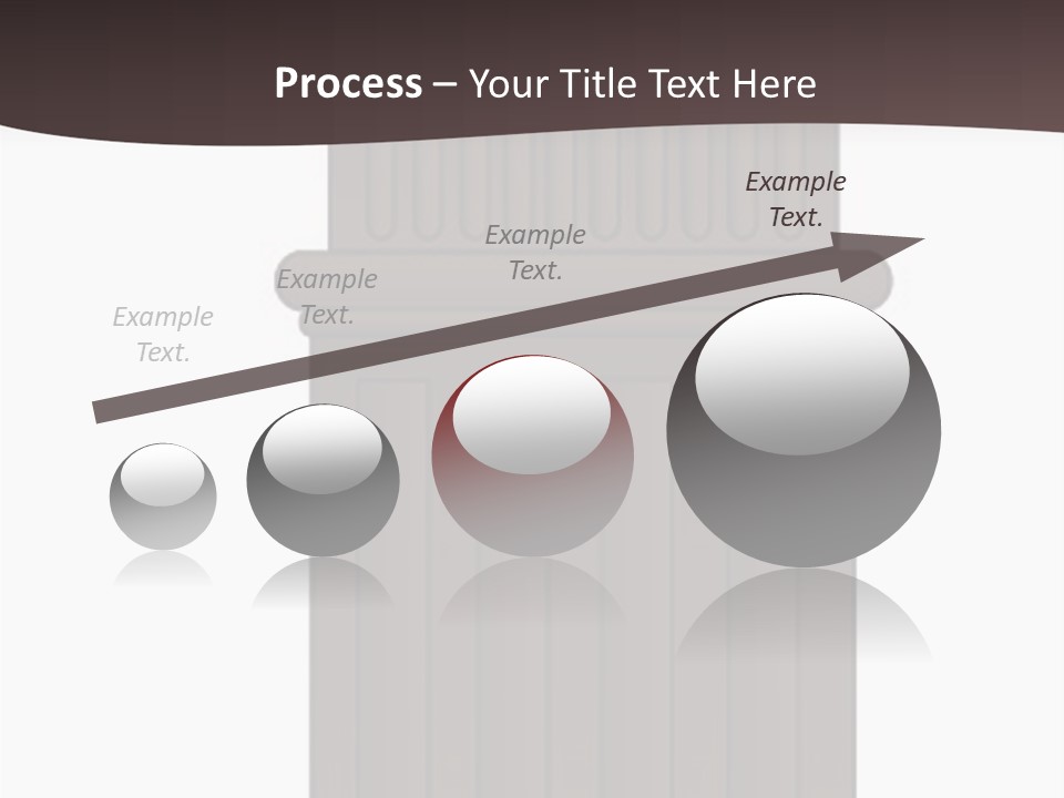 Bas Relief Vector Column PowerPoint Template