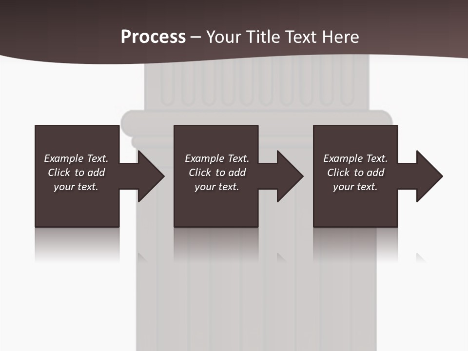 Bas Relief Vector Column PowerPoint Template