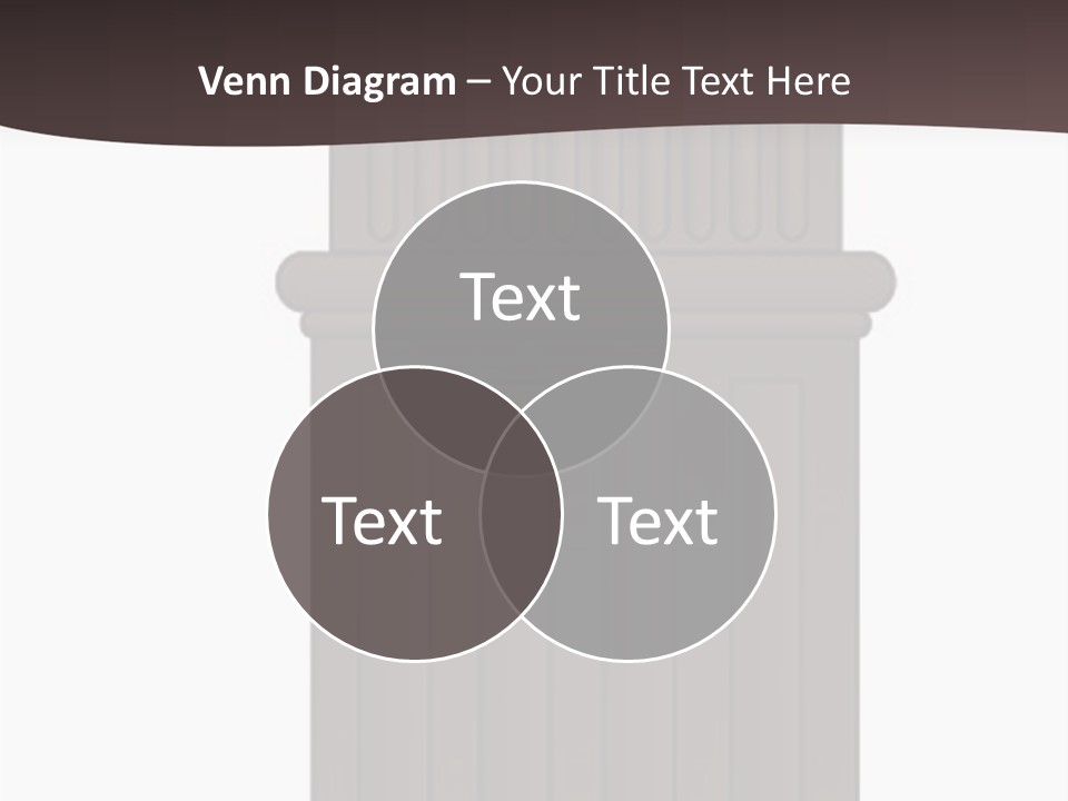Bas Relief Vector Column PowerPoint Template