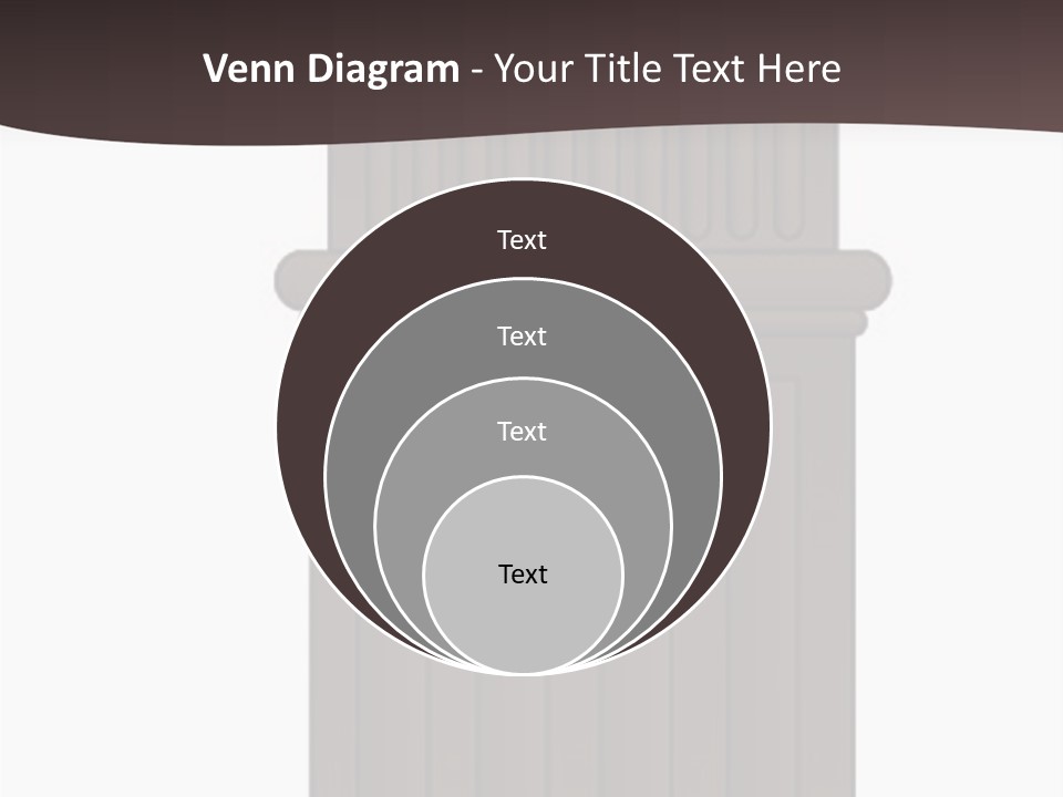 Bas Relief Vector Column PowerPoint Template
