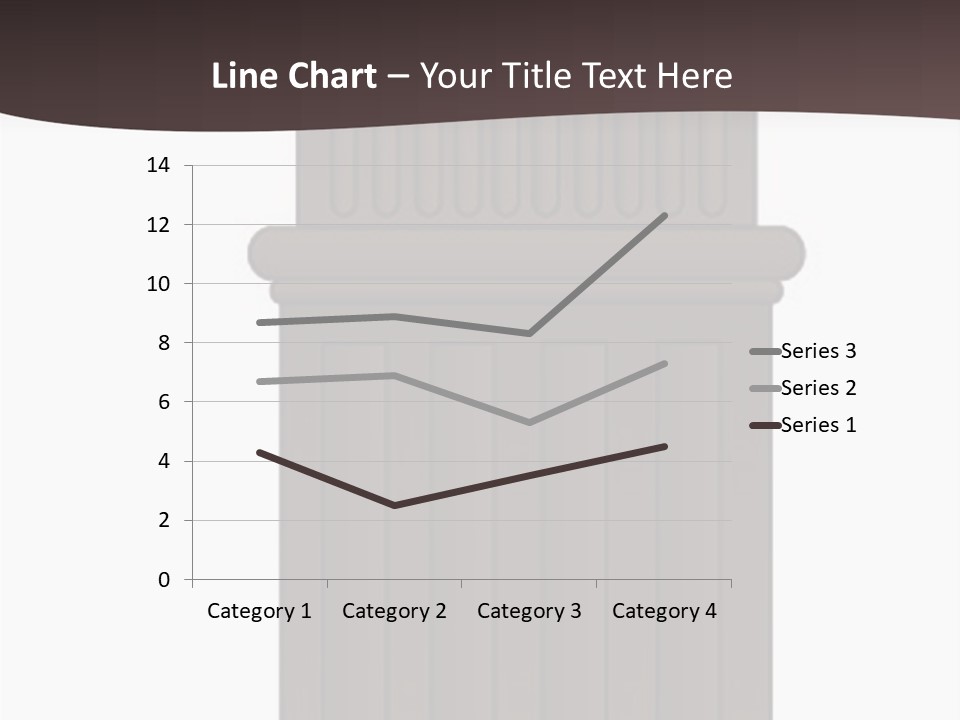 Bas Relief Vector Column PowerPoint Template