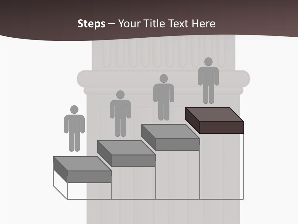 Bas Relief Vector Column PowerPoint Template