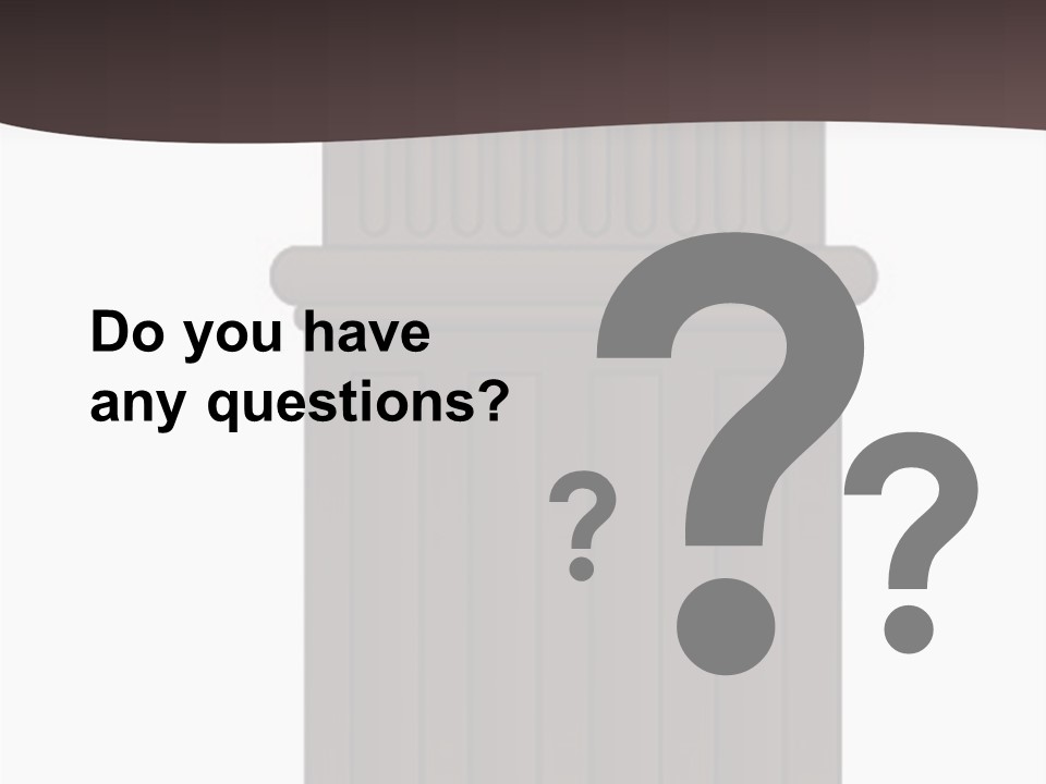 Bas Relief Vector Column PowerPoint Template