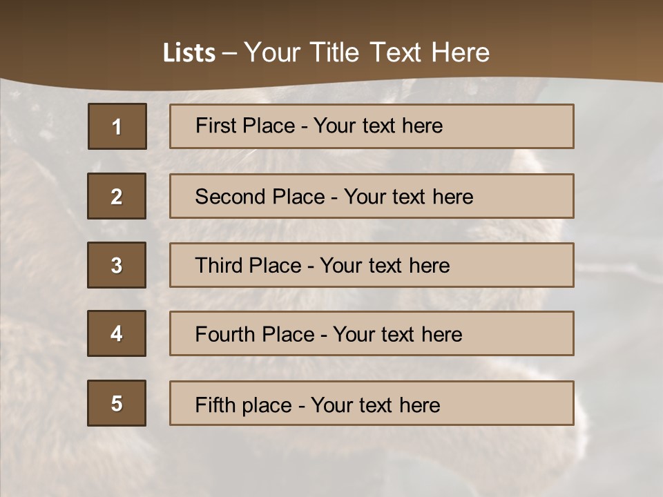 Grip Hang On Feline PowerPoint Template