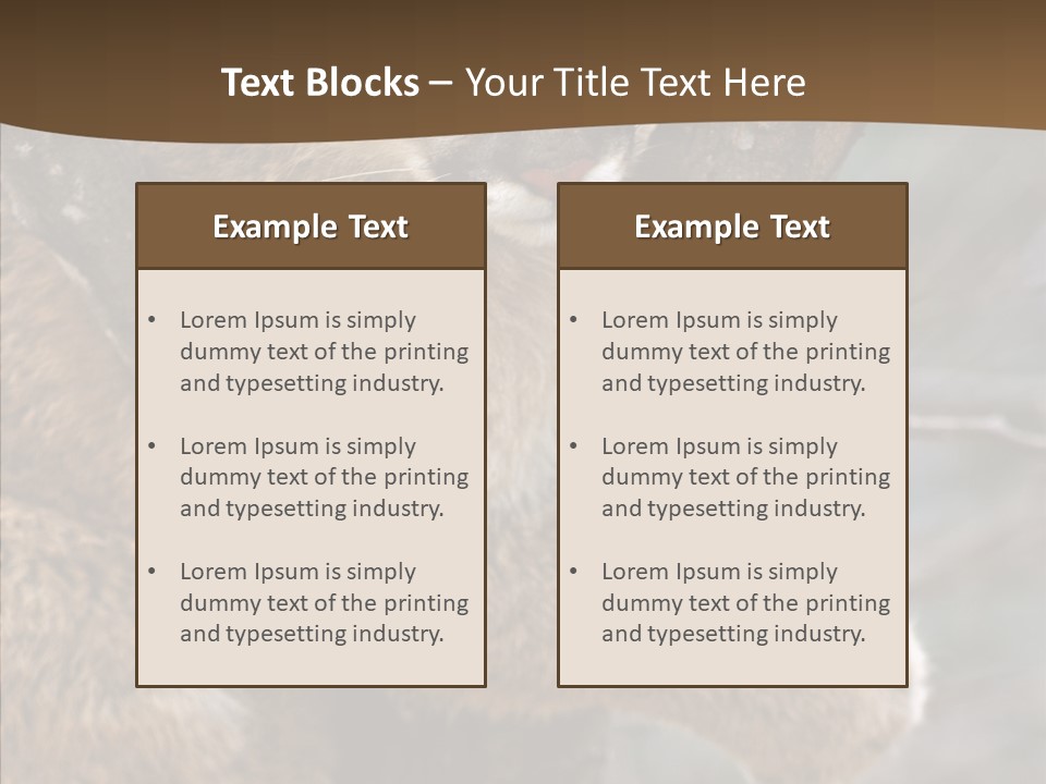 Grip Hang On Feline PowerPoint Template