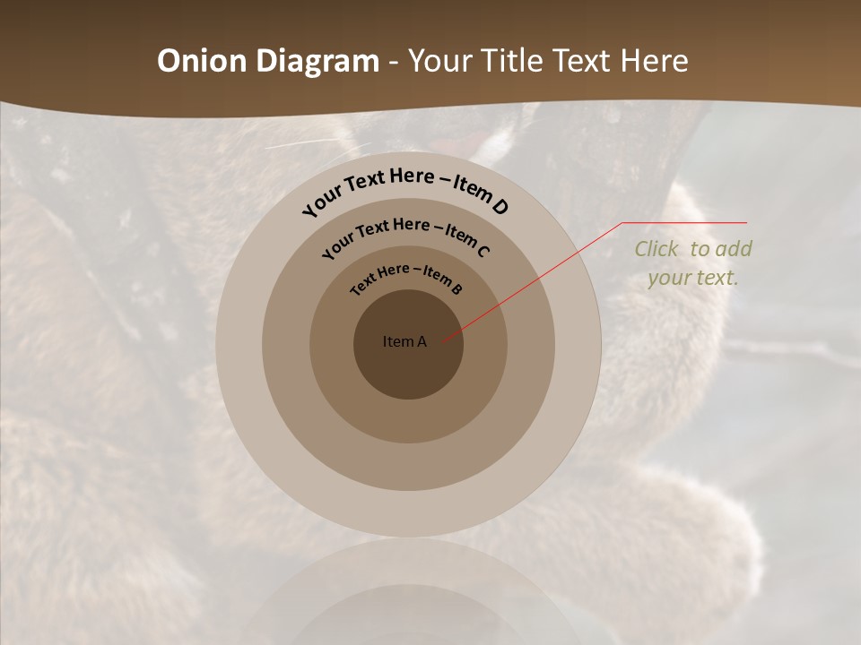 Grip Hang On Feline PowerPoint Template