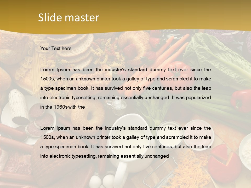 Group Strawberry Salmon PowerPoint Template