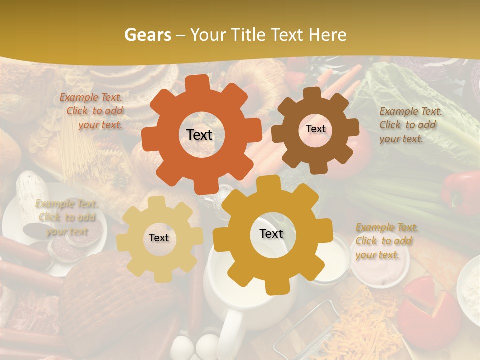 Group Strawberry Salmon PowerPoint Template