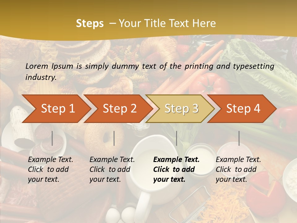 Group Strawberry Salmon PowerPoint Template