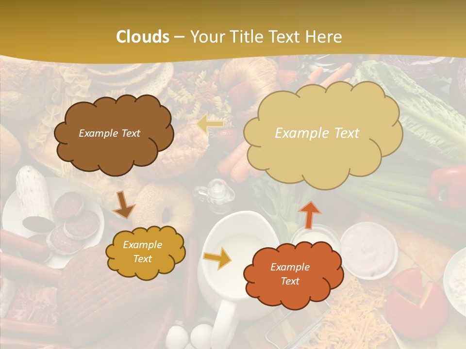 Group Strawberry Salmon PowerPoint Template