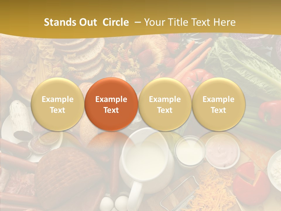 Group Strawberry Salmon PowerPoint Template