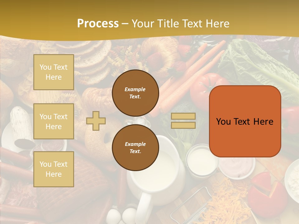 Group Strawberry Salmon PowerPoint Template
