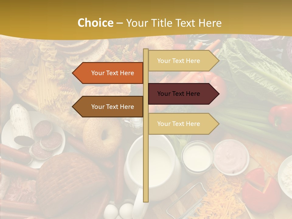 Group Strawberry Salmon PowerPoint Template