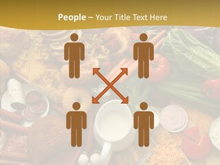 Group Strawberry Salmon PowerPoint Template
