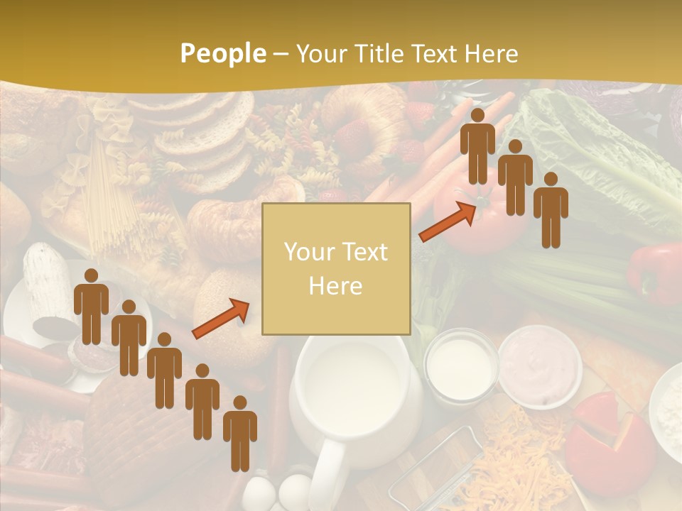 Group Strawberry Salmon PowerPoint Template