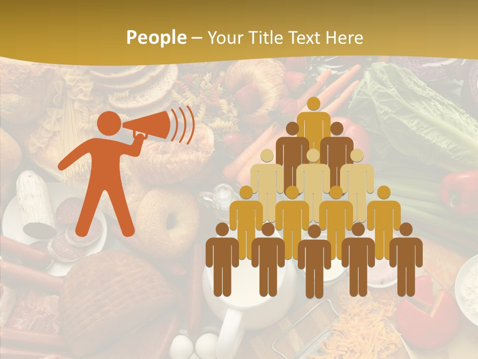 Group Strawberry Salmon PowerPoint Template