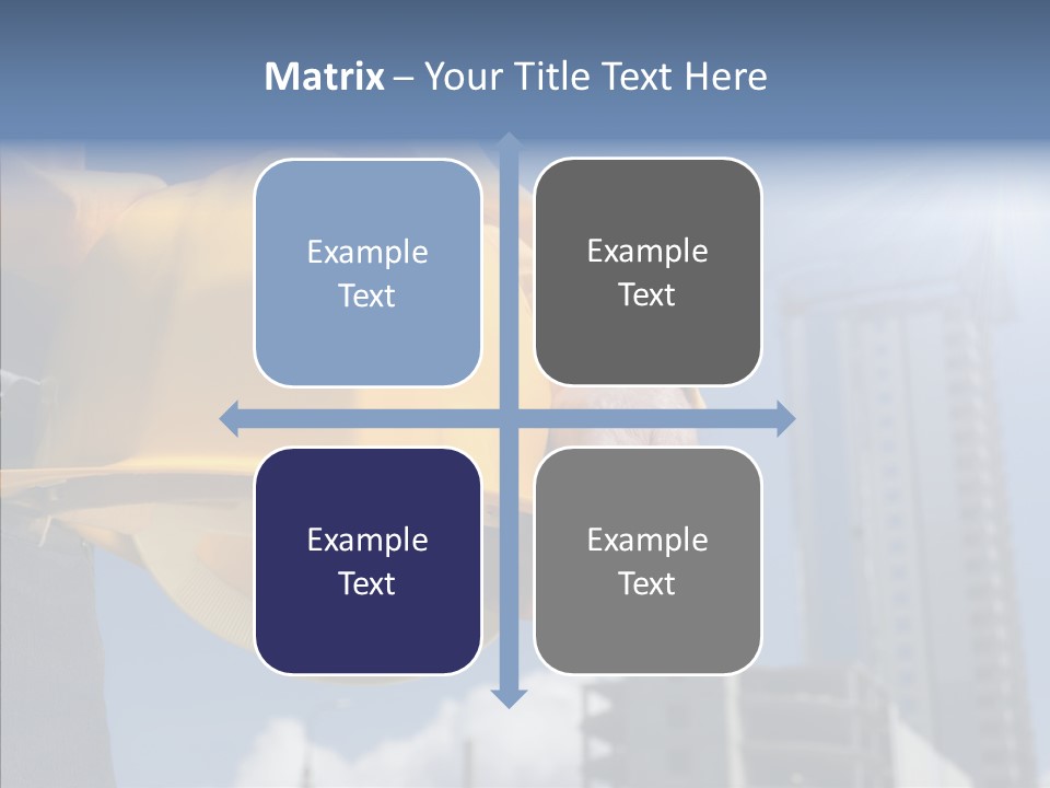 Foreman Protective Hardhat PowerPoint Template