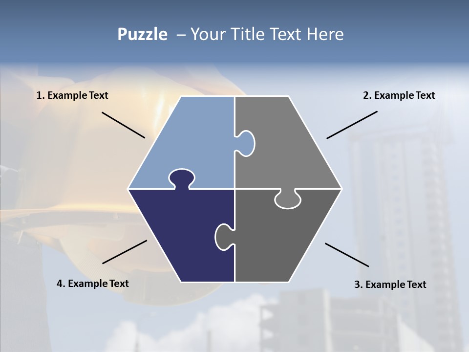 Foreman Protective Hardhat PowerPoint Template