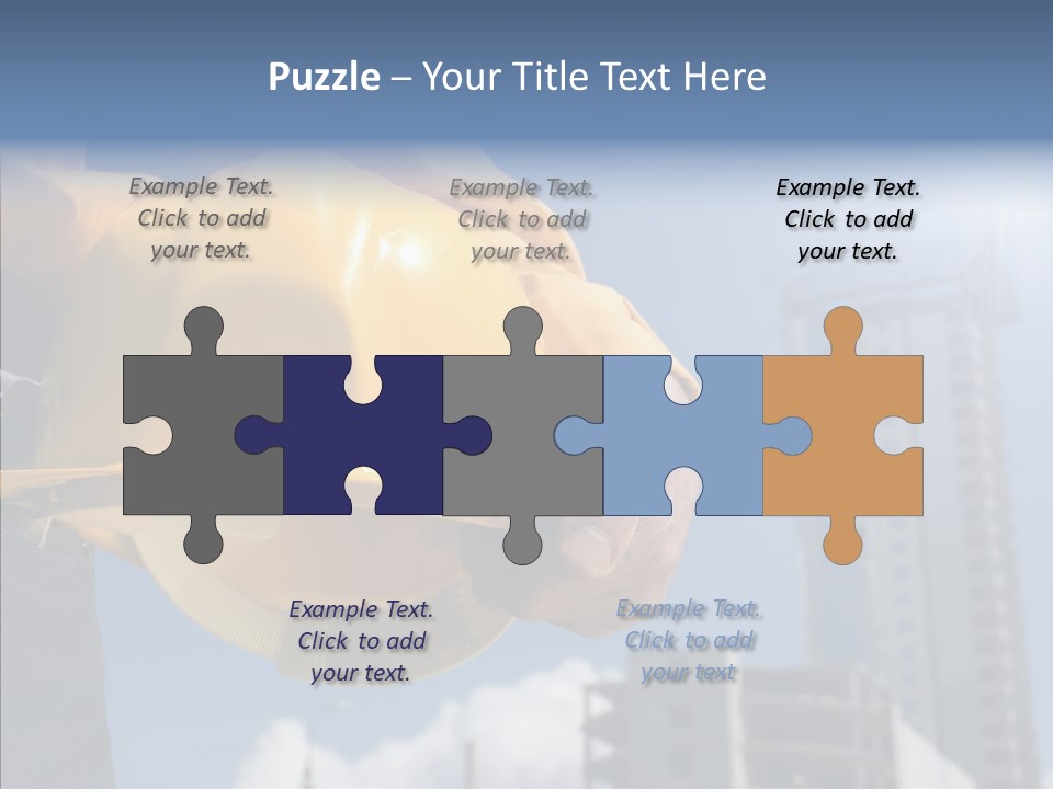 Foreman Protective Hardhat PowerPoint Template