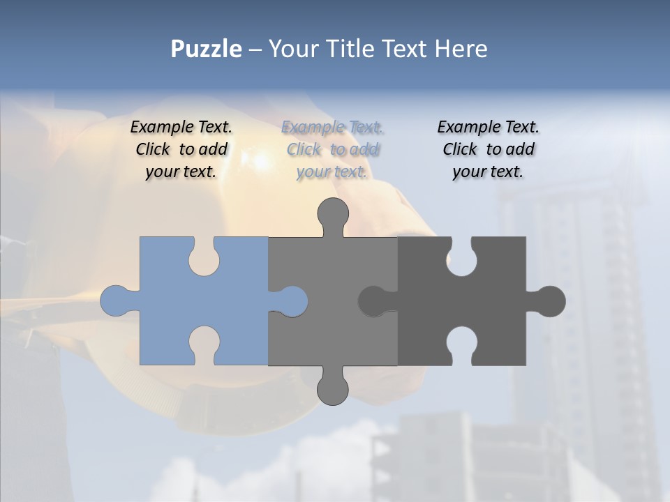 Foreman Protective Hardhat PowerPoint Template